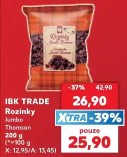 Kaufland Ibk trade rozinky jumbo thomson nabídka