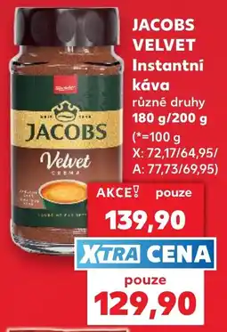 Kaufland Jacobs velvet nabídka