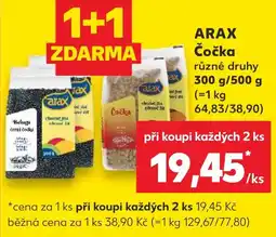 Kaufland Arax čočka nabídka