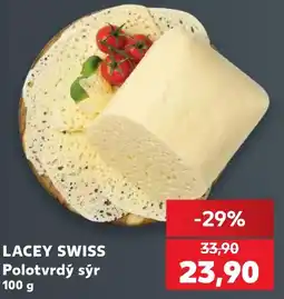Kaufland Lacey Swiss Polotvrdý sýr nabídka
