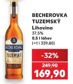 Kaufland Becherovka Tuzemský nabídka