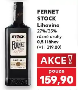 Kaufland Fernet Stock nabídka