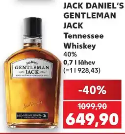Kaufland Jack Daniel's gentleman jack tennessee whiskey nabídka