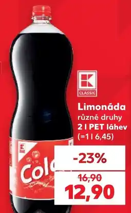 Kaufland K-Classic limonáda nabídka