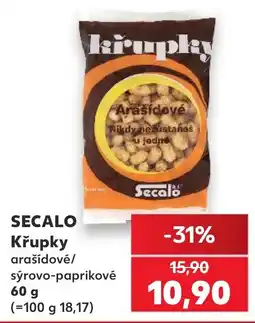 Kaufland Secalo křupky arašídové/sýrovo-paprikové nabídka