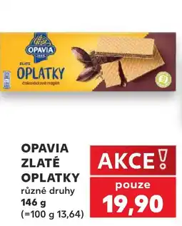 Kaufland Opavia zlaté oplatky nabídka