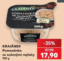 Kaufland Krajánek pomazánka se sušenými rajčaty nabídka