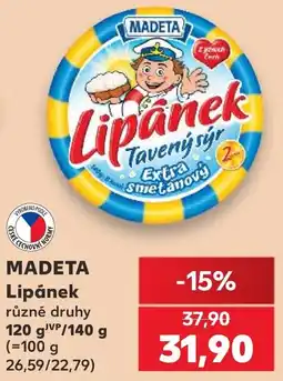 Kaufland Madeta lipánek nabídka
