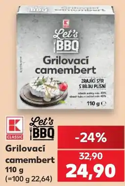 Kaufland K Classic Let's BBQ Grilovací camembert nabídka