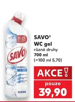 Kaufland Savo wc gel nabídka
