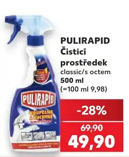 Kaufland Pulirapid čistící prostředek classic/s octem nabídka