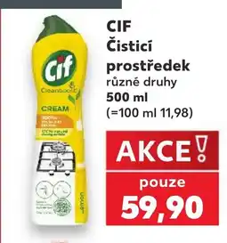 Kaufland Cif čistící prostředek nabídka