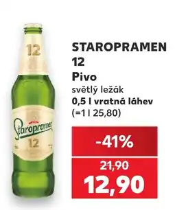Kaufland Staropramen 12 nabídka