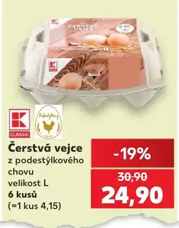 Kaufland K Classic čerstvá vejce nabídka