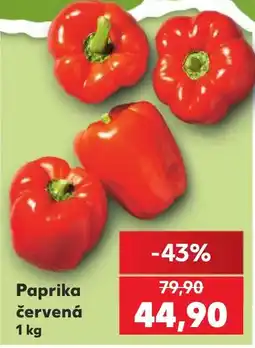 Kaufland Paprika červená nabídka