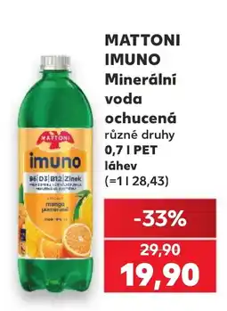 Kaufland Mattoni Imuno nabídka
