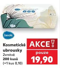 Kaufland Bevola kosmetické ubrousky nabídka