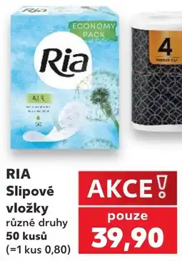 Kaufland Ria slipové vložky nabídka