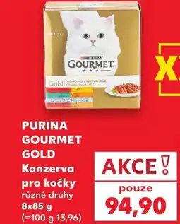 Kaufland Purina gourmet gold konzerva pro kočky nabídka