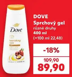 Kaufland Dove sprchový gel nabídka