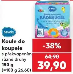Kaufland bevola koule do koupele s překvapením různé druhy nabídka