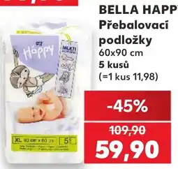 Kaufland Bella Happy přebalovací podložky nabídka