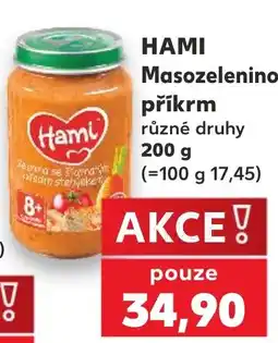 Kaufland Hami Masozeleninový příkrm nabídka