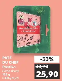 Kaufland Paté Du Chef Paštika s brusinkami nabídka