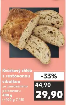 Kaufland Kváskový chléb s restovanou cibulkou nabídka