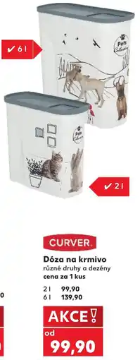 Kaufland Curver Dóza na krmivo nabídka