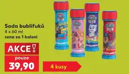 Kaufland Sada bublifuků nabídka