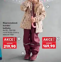 Kaufland Nepromokavá bunda/kalhoty nabídka