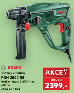 Kaufland Bosch vrtací kladivo PBH 2500 RE nabídka