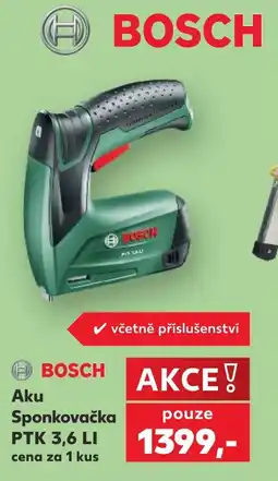 Kaufland Bosch aku sponkovačka ptk 3,6 li nabídka