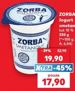 Kaufland Zorba smetanový jogurt nabídka
