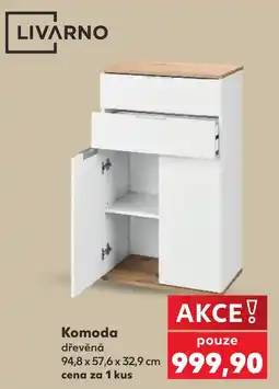 Kaufland Livarno komoda dřevěná nabídka