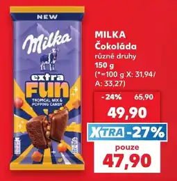 Kaufland Milka extra Fun nabídka