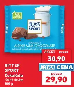 Kaufland Ritter Sport Čokoláda různé druhy nabídka