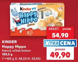 Kaufland Kinder Happy Hippo nabídka