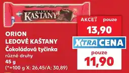 Kaufland Orion ledové kaštany nabídka