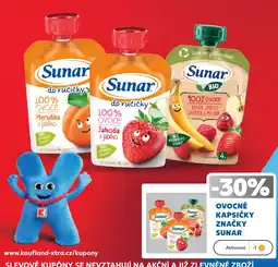 Kaufland Sunar ovocné kapsičky nabídka