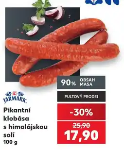 Kaufland Jarmark pikantní klobása s himalájskou solí nabídka