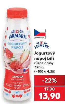 Kaufland Jarmark jogurtový nápoj nabídka