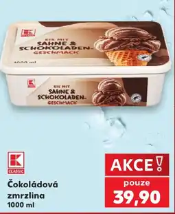 Kaufland K Classic čokoládová zmrzlina nabídka