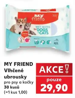 Kaufland My friend vlhčené ubrousky pro psy a kočky nabídka