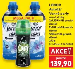 Kaufland Lenor Aviváž/Vonné perly nabídka