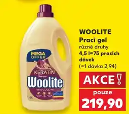 Kaufland Woolite prací gel nabídka