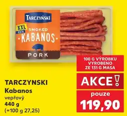 Kaufland Tarczynski kabanos veprový nabídka