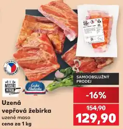 Kaufland Leská Chutovka uzená vepřová žebírka nabídka
