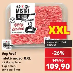 Kaufland Mistři od fochu vepřové mleté maso xxl nabídka